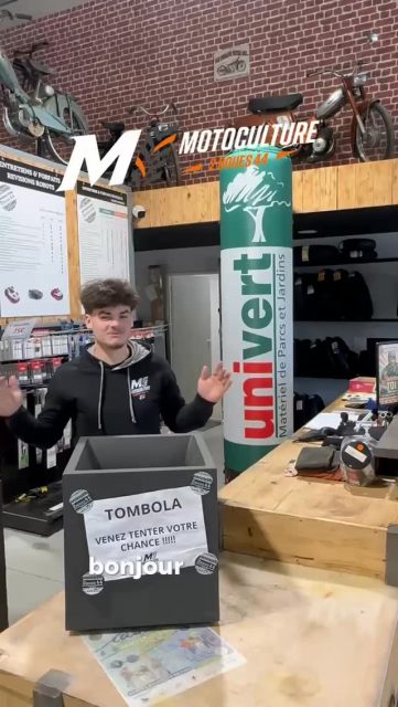 👾TOMBOLA 👾
Nous sommes heureux de vous annoncer l’heureux gagnant de notre tombola des portes ouvertes 😁
Gilles Leduc remporte donc l’élagueuse SARP G2810T ❤️
.
#motoculture2roues44 #tombola #portesouvertes