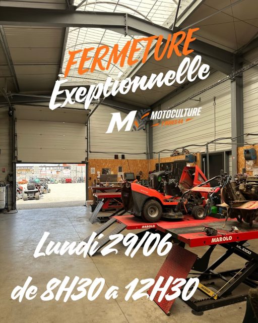 ⚠️ Fermeture exceptionnelle ce lundi 29 juin

Notre magasin sera fermé ce matin de 8h30 à 12h30.

Nous serons de retour dès l’après-midi pour vous accueillir comme d’habitude ! 🎉

Merci pour votre compréhension et à très vite ! ❤️

#fermetureexceptionnelle #infopratique #horaires #onrevient #abientot magasin